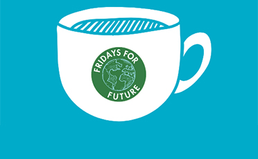 coffee with icos logo