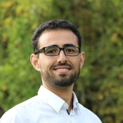 PhD student Saqr Munassar. Photo taken by Susanne Hejja.