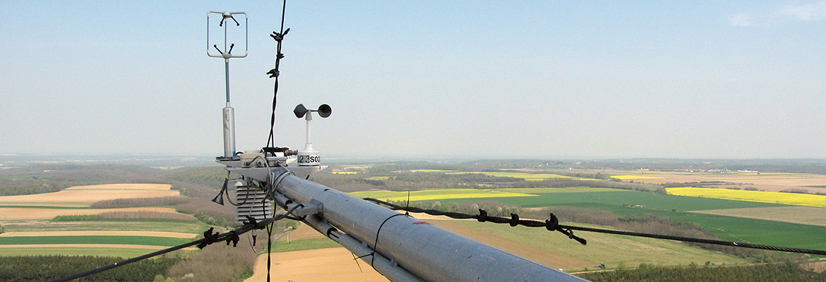 Measurement equiptment in Hungarian agricultural site