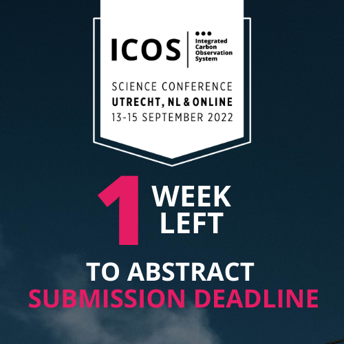 one week left to submit your abstract