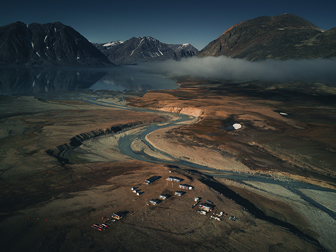 Picture of a wetland in Greenland 