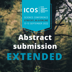ICOS Science conference abstract submission has been extended 
