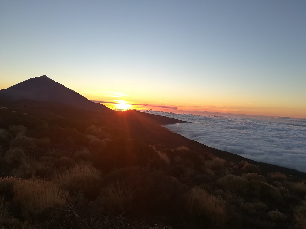 Sunset at Izaña Observatory