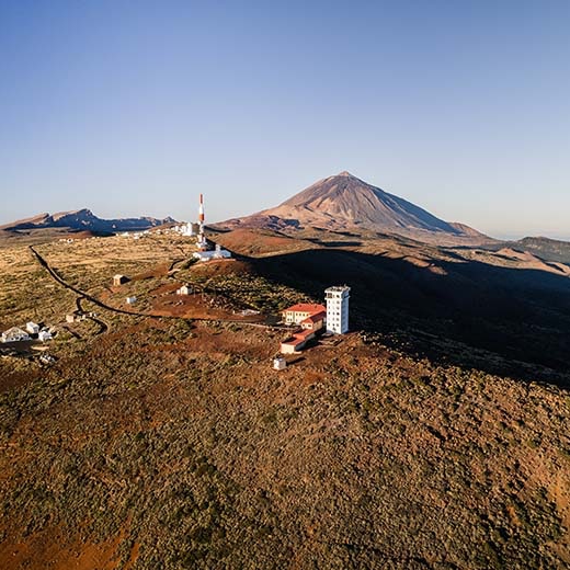 Izana station from above