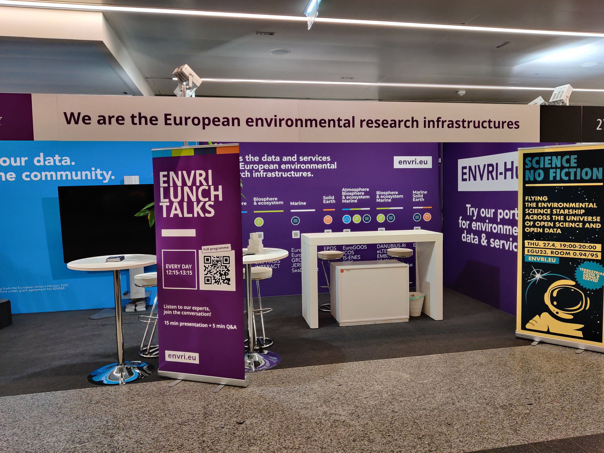 ENVRI booth at the EGU 