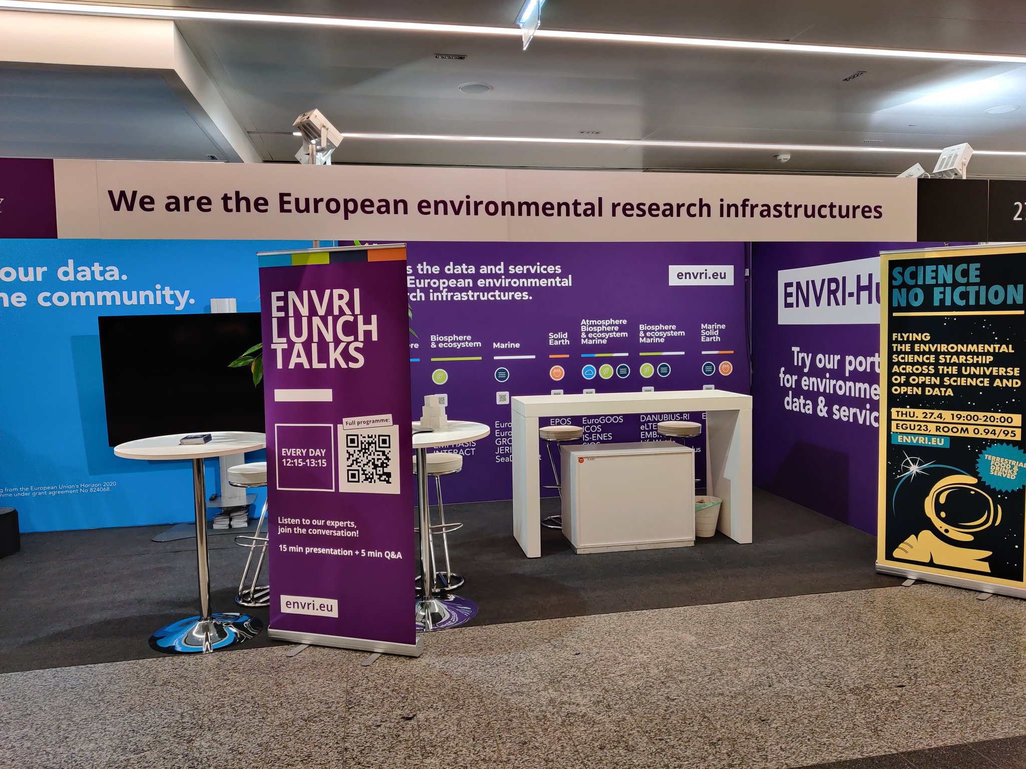 ENVRI booth at the EGU