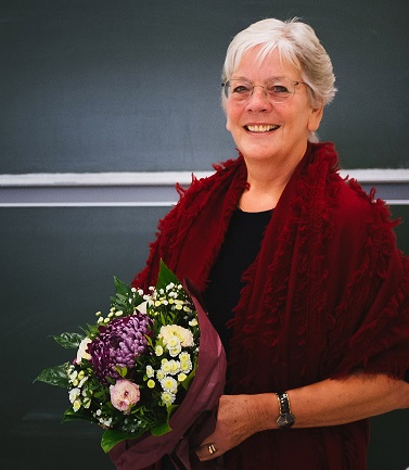 Ingeborg Levin in 2022 when she received the Alfred Wegener Medal of EU.