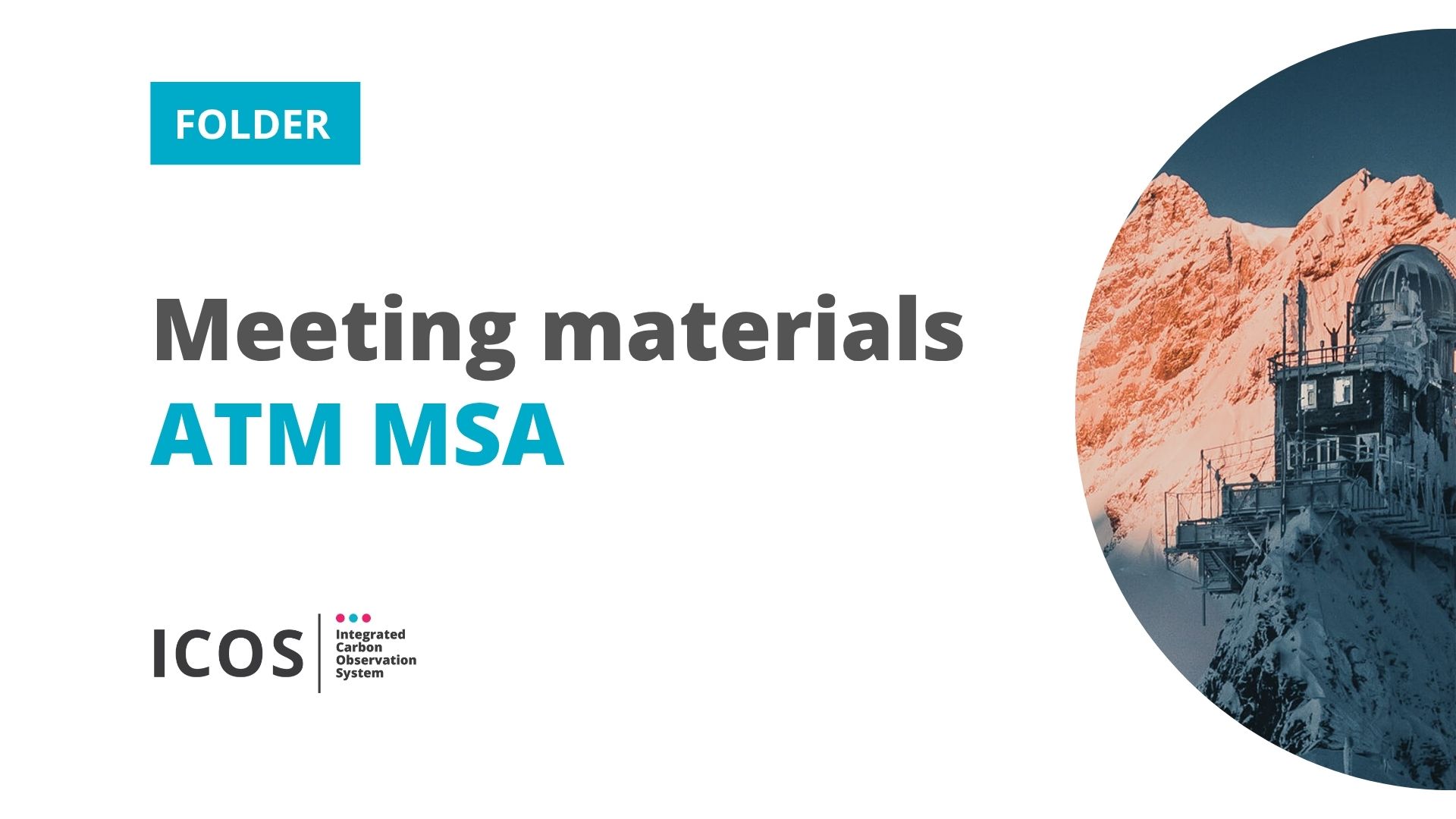 ATM MSA meeting materials