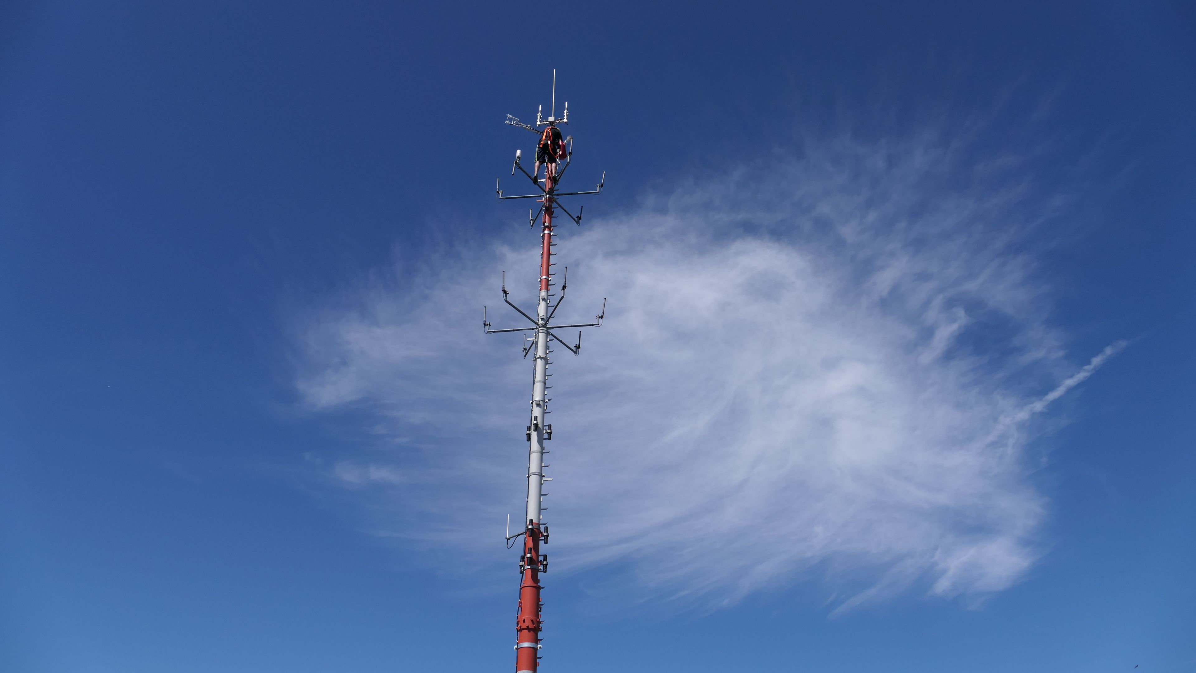 The mast on top of Hardau