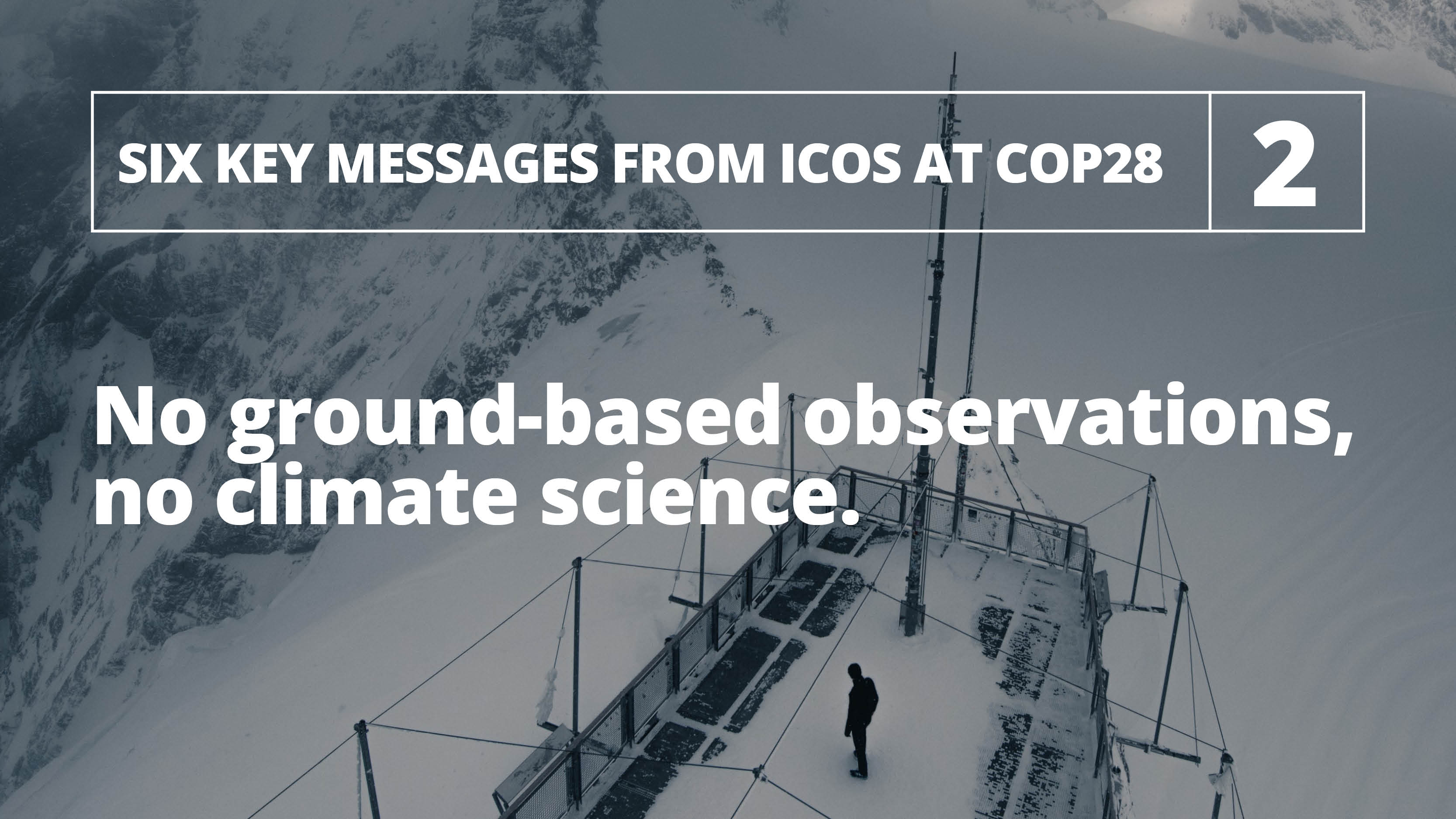 ICOS at COP28 / Key messages