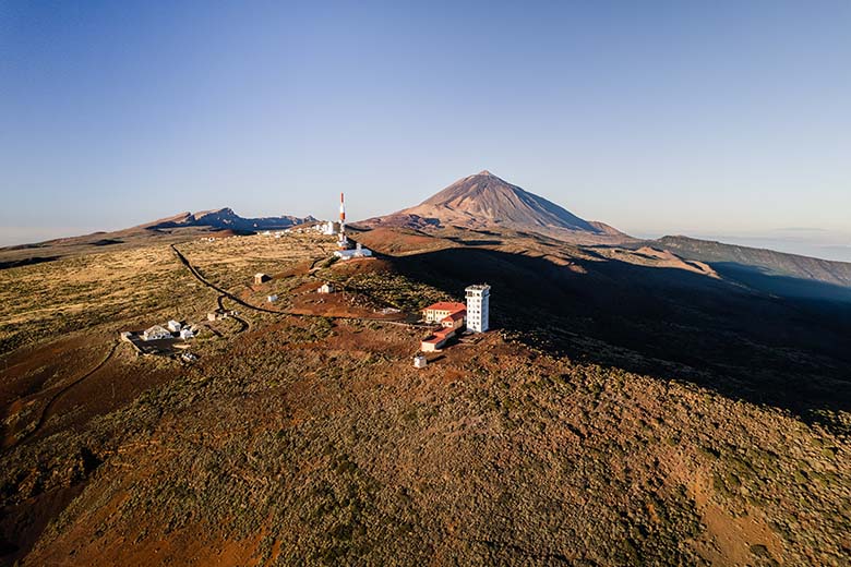 Izana station from above