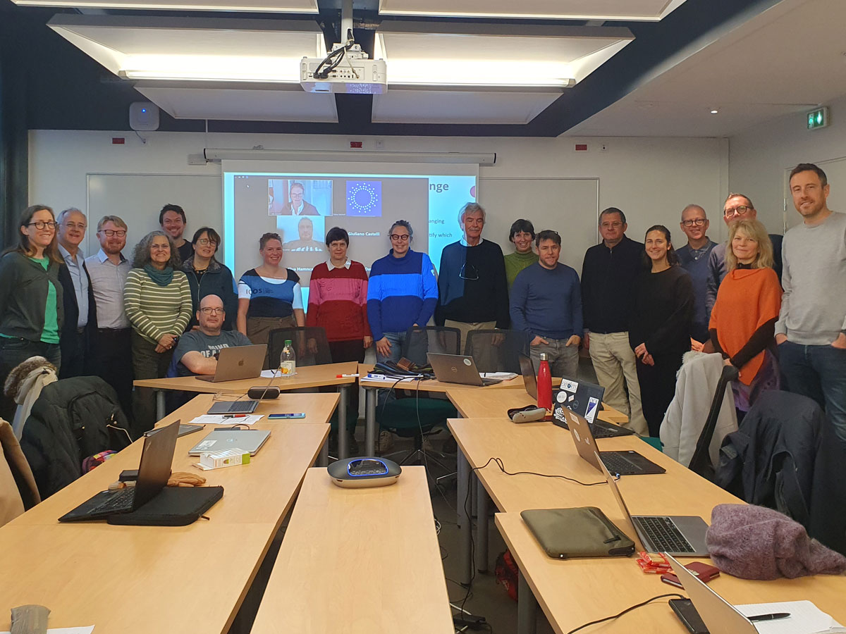 A group picture from the QuinCe workshop in Paris, December 2022. Photo: Tobias Steinhoff