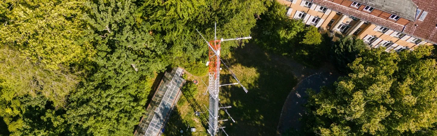 Berlin station from above 