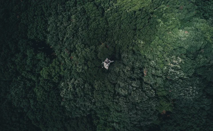 picture from an ICOS ecosystem station from above