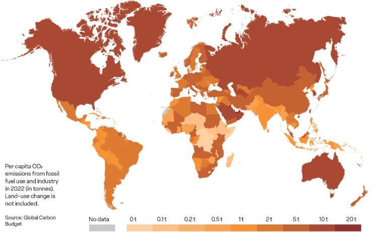 CO2 map