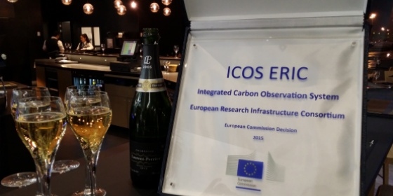 ICOS ERIC decision with champagne