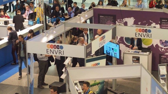 ICOS booth at ENVRI