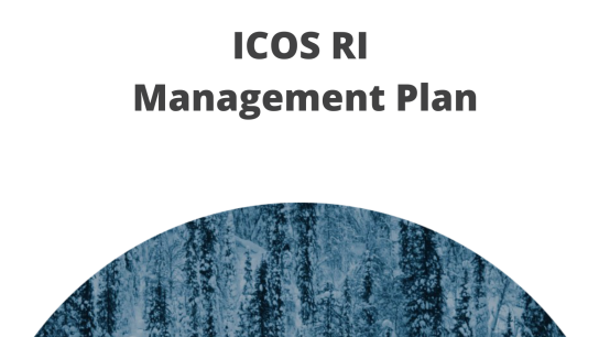 ICOS RI Management Plan cover page