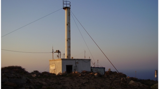 atmospheric observation tower in Greece 
