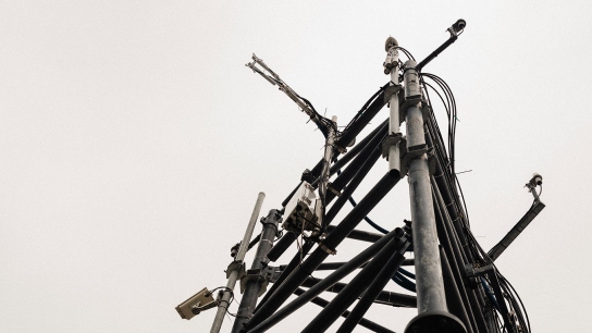 A photo of a ICOS tower in France