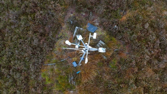 eddycovariance station from above