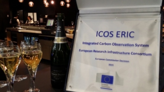 ICOS ERIC decision with champagne