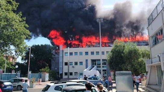 Fire at University of Tuscia