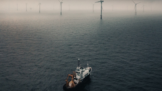 picture of a ship at sea 