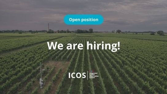 Open positions at ICOS