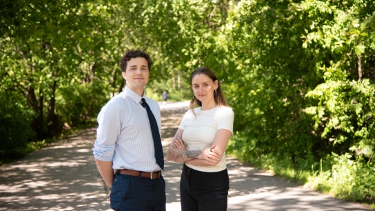 Emilia Savage and Axel Bondestam