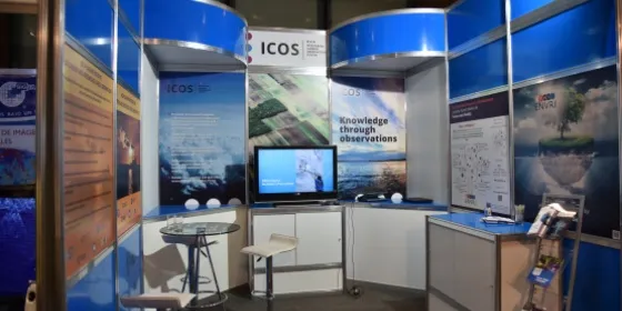 ICOS booth at GEO