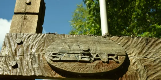 SMEAR written on wooden plaque