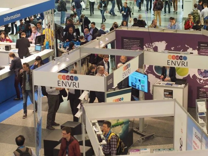 ICOS booth at ENVRI