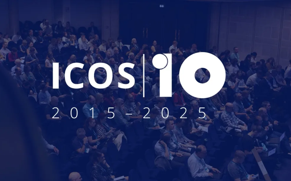 ICOS 10 year anniversary logo