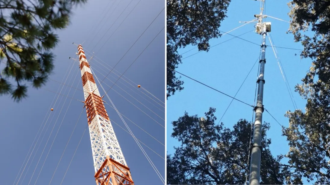 El Arenosillo and Capodimonte stations