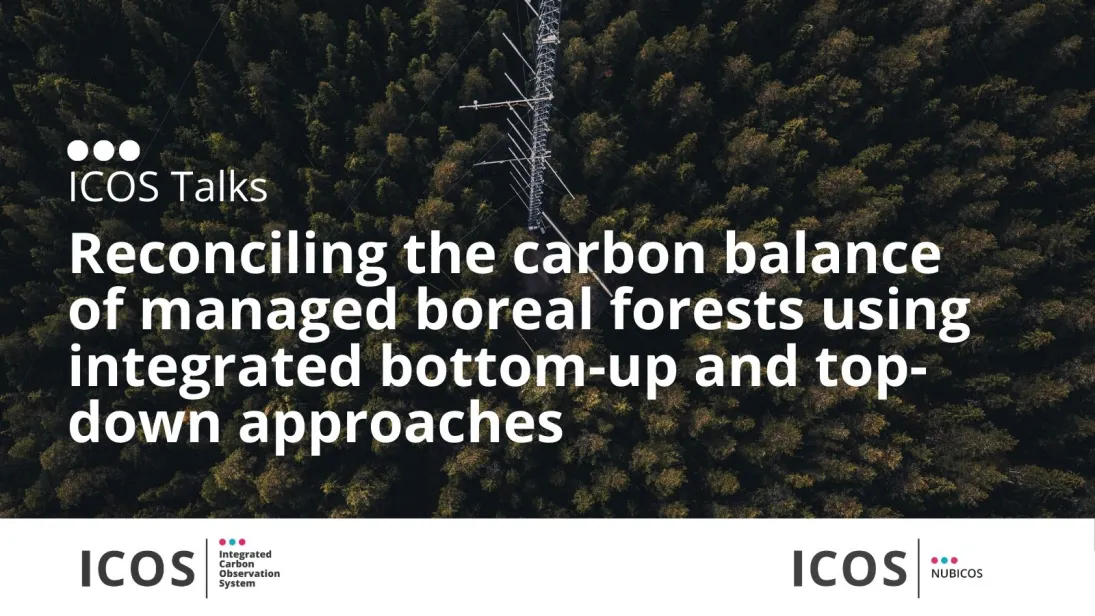 ICOS Talks boreal forests banner